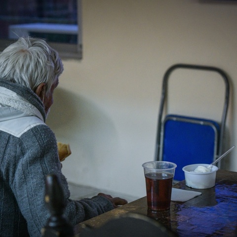 Στιγμιότυπο από το υπνωτήριο των Γιατρών του Κόσμου