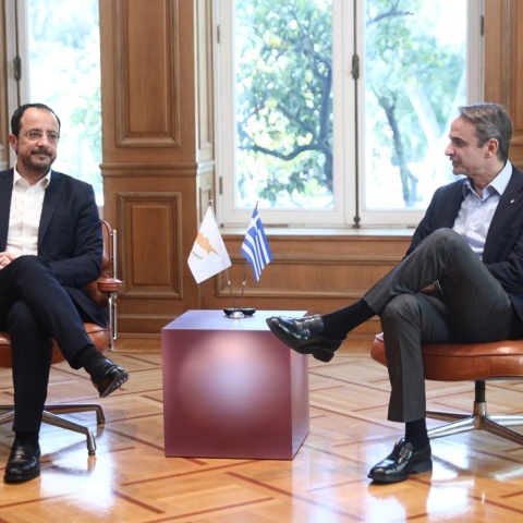 Νίκος Χριστοδουλίδης - Κυριάκος Μητσοτάκης