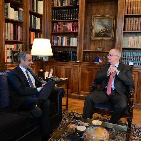 Κυριάκος Μητσοτάκης και Κωνσταντίνος Τασούλας