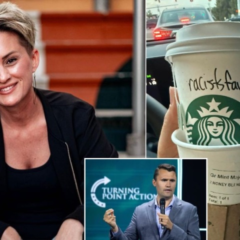 Πελάτισσα σε Starbucks στο Οχάιο καταγγέλλει προσβλητικό μήνυμα σε ποτό αφιερωμένο στον Τσάρλι Κερκ - Η υπάλληλος φέρεται να απολύθηκε.