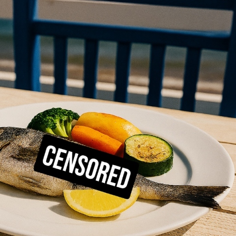 Γιατί να σβήσεις το τσιγάρο σου στο πιάτο; Εκεί που πριν από λίγο έτρωγες;