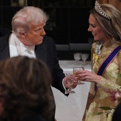 Ο εντυπωσιασμένος Τραμπ από τη γοητεία της Κέιτ Μίντλετον