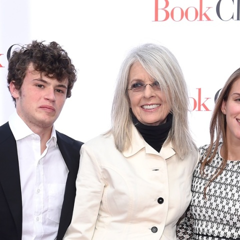 Νταϊάν Κίτον με τα παιδιά της, Ντέξτερ και Ντιούκ