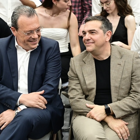 Σωκράτης Φάμελλος και Αλέξης Τσίπρας