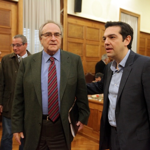 Νίκος Κωνσταντόπουλος και Αλέξης Τσίπρας