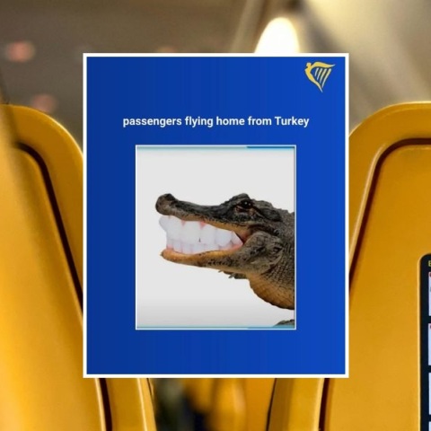 Ryanair: Με χιουμοριστικό post στα social media που δείχνει έναν κροκόδειλο με αστραφτερά δόντια, η αεροπορική εταιρία σατιρίζει τον «οδοντιατρικό τουρισμό».