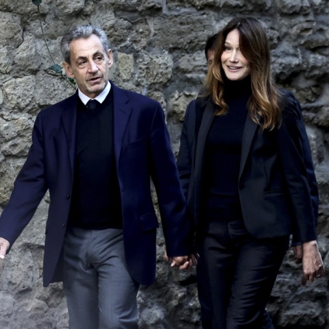 Ο Νικολά Σαρκοζί και η Κάρλα Μπρούνι