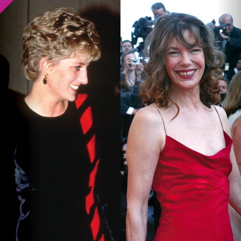 Τζέιν Μπίρκιν και  πριγκίπισσα Νταϊάνα