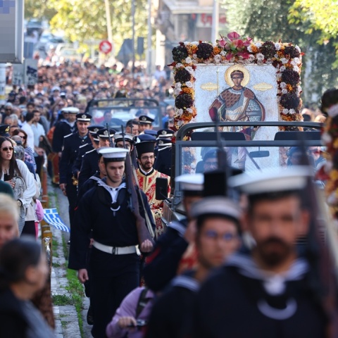 Λιτανεία της εικόνας του Αγίου Δημητρίου
