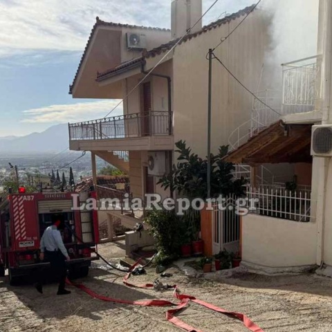 Το σπίτι όπου διέμενε ο 53χρονος στη Λαμία