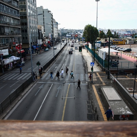 Λιγοστή κίνηση στο λιμάνι του Πειραιά