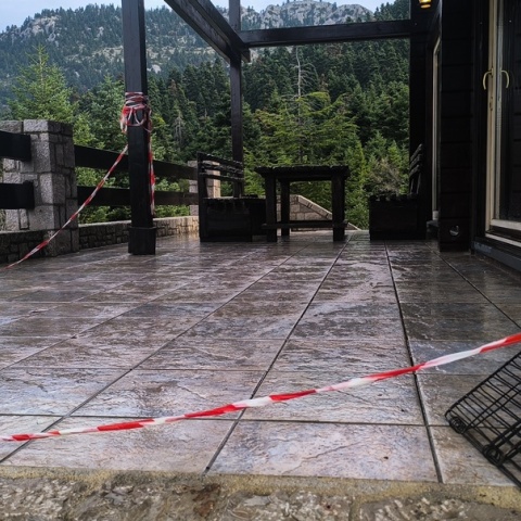 Το σημείο της δολοφονίας του Γιάννη Λάλα στην Αράχωβα