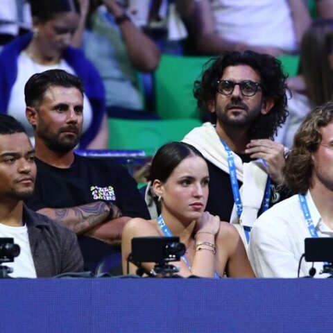 Τσιτσιπάς και Καραλής στο T-Center για τον αγώνα του Τζόκοβιτς στο Hellenic Championship