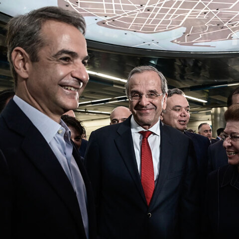 Ο Σαμαράς διαφημίζει Μητσοτάκη