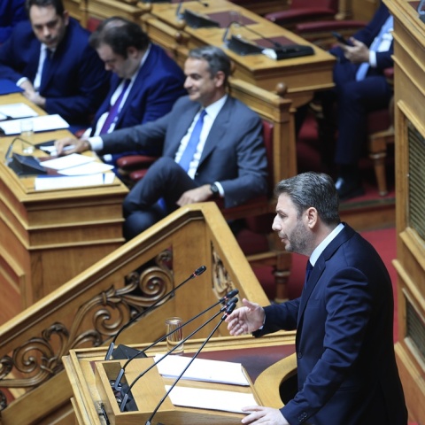 Νίκος Ανδρουλάκης και Κυριάκος Μητσοτάκης