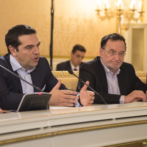 Αλέξης Τσίπρας, Παναγιώτης Λαφαζάνης, Νάντια Βαλαβάνη