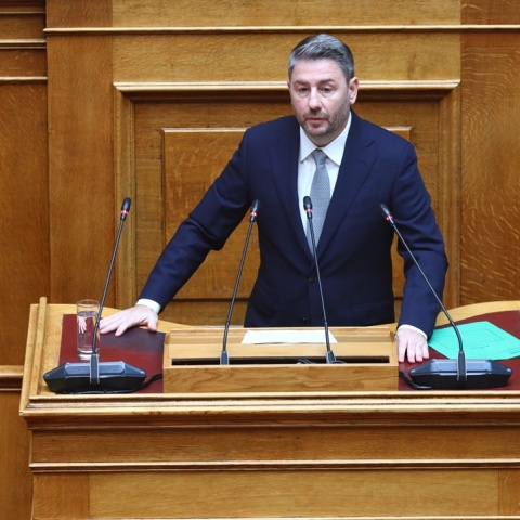 Ο πρόεδρος του ΠΑΣΟΚ, Νίκος Ανδρουλάκης