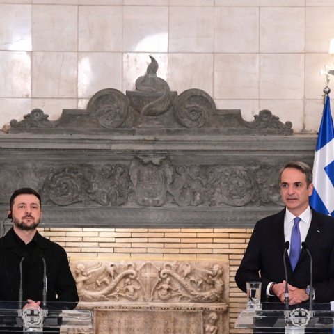 Μητσοτάκης: Άμεση ενεργοποίηση του Κάθετου Διαδρόμου - Ζελένσκι: Ευχαριστώ την Ελλάδα και τον Τραμπ