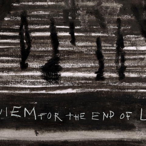 Ρέκβιεμ για το τέλος του έρωτα - Σχέδιο του Δημήτρη ΠαπαΪωάννου από την πρωτότυπη παράσταση του 1995