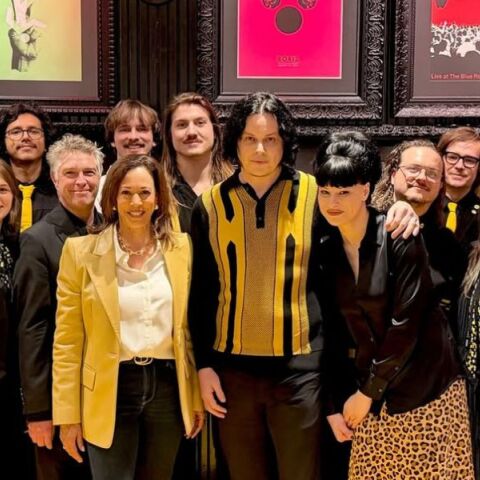 Η Κάμαλα Χάρις έκανε αιφνιδιαστική επίσκεψη στη δισκογραφική Third Man Records του Τζακ Γουάιτ στο Νάσβιλ, συναντώντας τοπικούς καλλιτέχνες.