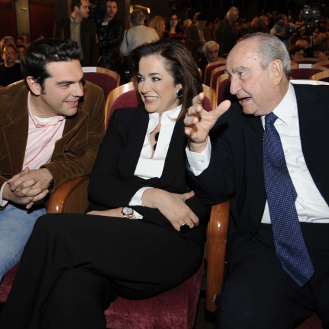 Αλέξης Τσίπρας, Ντόρα Μπακογιάννη και Κωνσταντίνος Μητσοτάκης