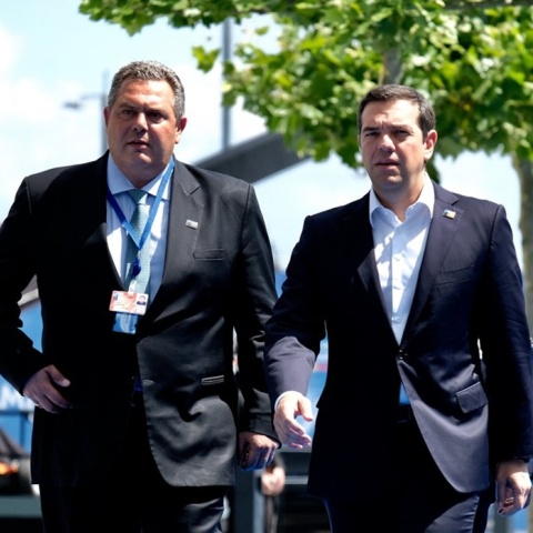 Πάνος Καμμένος και Αλέξης Τσίπρας