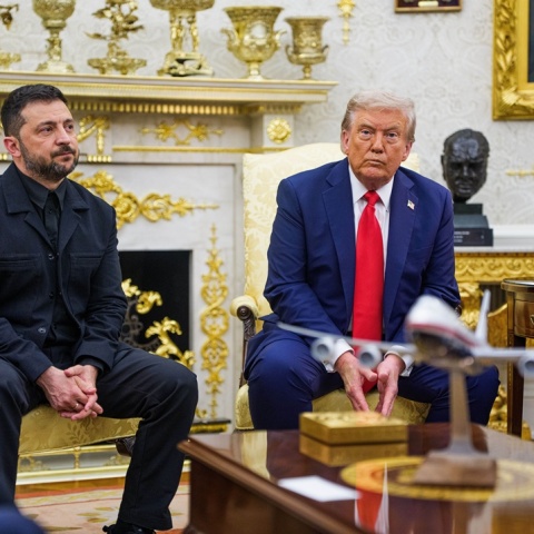 Ντόναλντ Τραμπ και Βολοντίμιρ Ζελένσκι