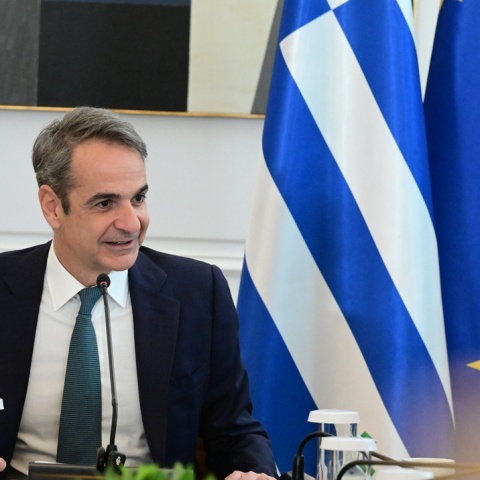 Ο Κυριάκος Μητσοτάκης στο Υπουργικό Συμβούλιο