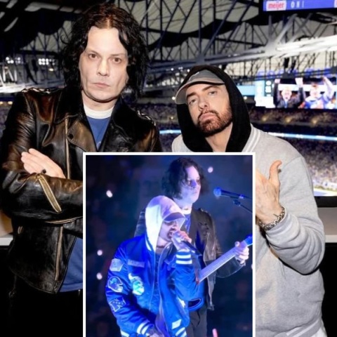 Ο Τζακ Γουάιτ προσκάλεσε τον Έμινεμ στη σκηνή κατά τη διάρκεια του σόου ημιχρόνου του NFL Thanksgiving στο Ντιτρόιτ - Οι δύο καλλιτέχνες κατάγονται από την πόλη