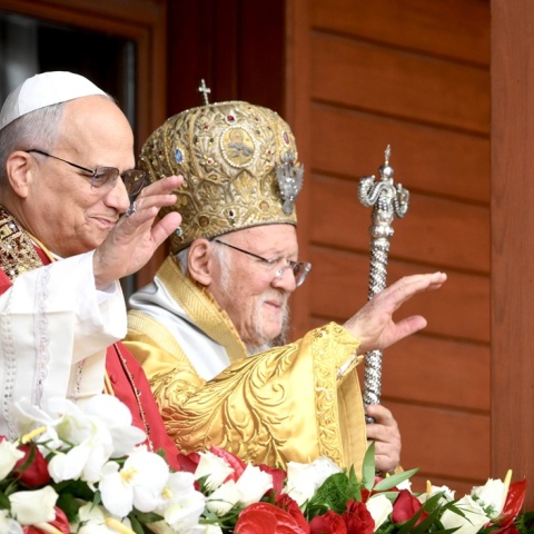 Οικουμενικός Πατριάρχης Βαρθολομαίος και Πάπας Λέων