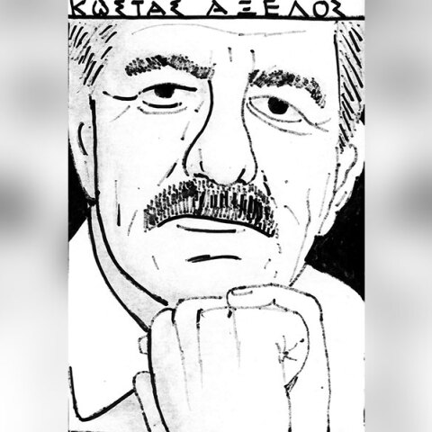 Ολική θέα του όλου θέματος στο διάλογο «Ίων» του Πλάτωνος και στον Κώστα Αξελό.