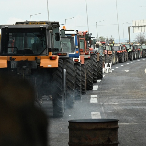 Αγροτικό μπλόκο στη Νίκαια της Λάρισας
