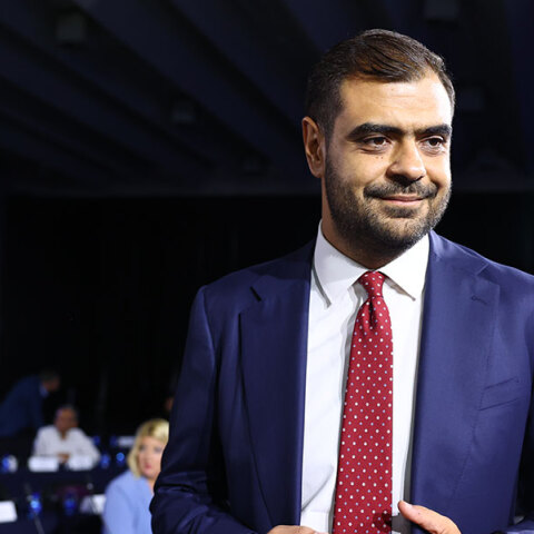 Παύλος Μαρινάκης, υφυπουργός παρά τω Πρωθυπουργώ και κυβερνητικός εκπρόσωπος στην κυβέρνηση του Κυριάκου Μητσοτάκη