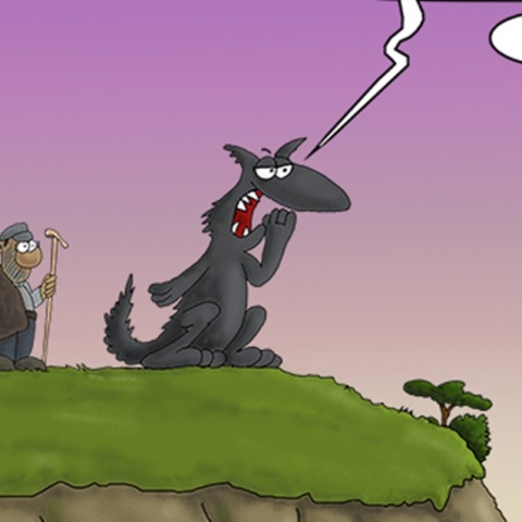 Αρκάς: Το σκίτσο για τον βοσκό και τον λύκο