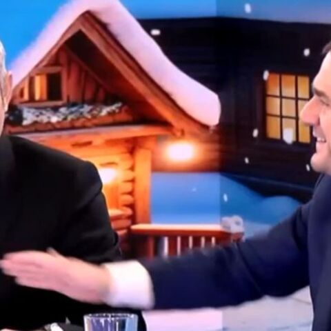 H κόντρα Καραγκούνη - Τσουκαλά στο στούντιο του Mega