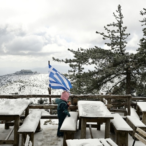Χιόνια στην Πάρνηθα