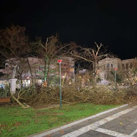 Κακοκαιρία στην Αλεξανδρούπολη