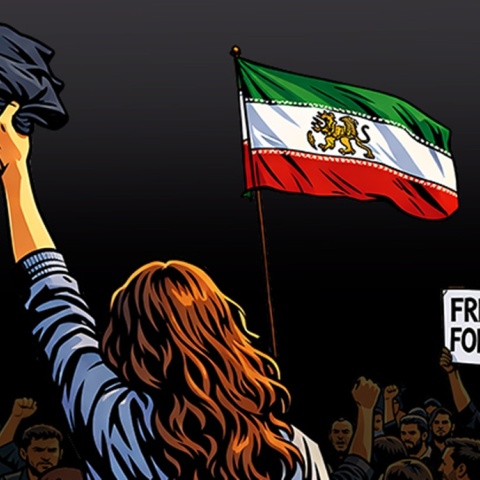 Αρκάς: Το σκίτσο για τις διαδηλώσεις στο Ιράν