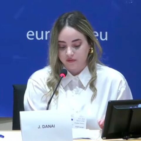 H Τζέσικα Ντανάι στο Ευρωπαϊκό Κοινοβούλιο