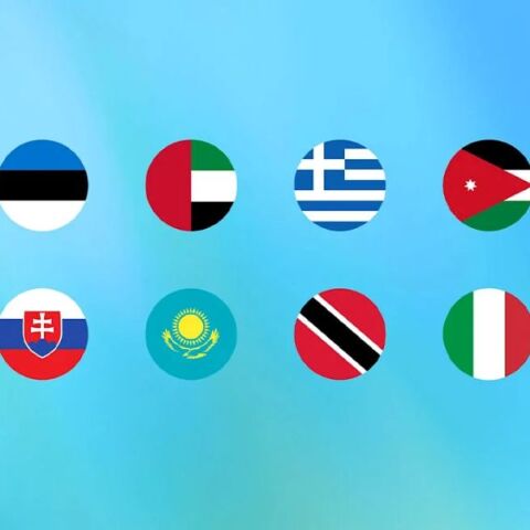 οι σημαίες των χωρών που μετέχουν στο πρόγραμμα τεχνητής νοημοσύνης στην εκπαίδευση OpenAI Edu