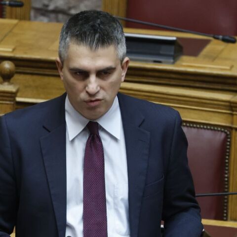 Ο Χρίστος Δήμας στη Βουλή