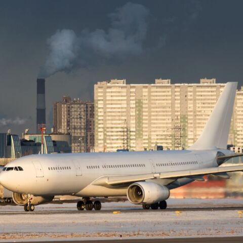 Αεροπλάνο σε αεροδρόμιο της Ρωσίας