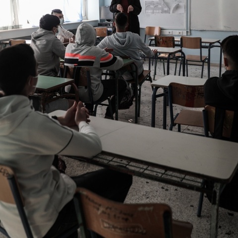 Μαθητές σε τάξη