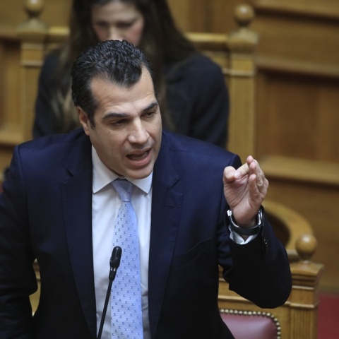 Ο υπουργός Μετανάστευσης και Ασύλου, Θάνος Πλεύρης