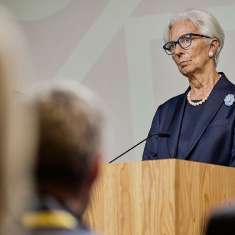 Η πρόεδρος της ΕΚΤ, Κριστίν Λαγκάρντ