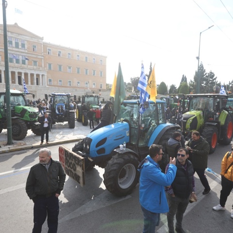 Τρακτέρ στο Σύνταγμα