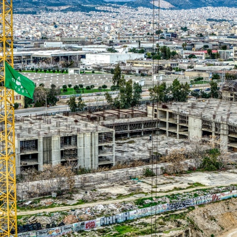 Έργα για την ανάγερση του γηπέδου του Παναθηναϊκού στον Βοτανικό