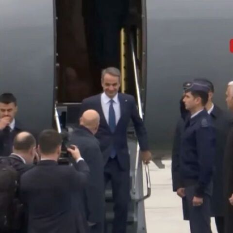 O Κυριάκος Μητσοτάκης μόλις έφτασε στην Άγκυρα