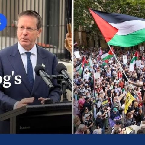 O πρόεδρος του Ισραήλ, Ισαάκ Χέρτζογκ