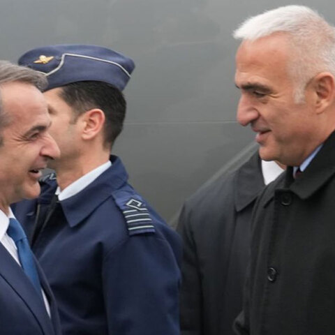 Ο Κυριάκος Μητσοτάκης με τον Μεχμέτ Νούρι Ερσόι